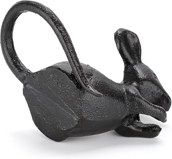 OwnMy 2 Cast Iron Cute Mouse Figurine Sculpture Black Mice Statues Carved Desktop Ornaments Figurines, Decorative Creative Animal Figurine Indoor Outdoor Statues for Garden Patio Yard Home Decoration-VerdiqueGarden