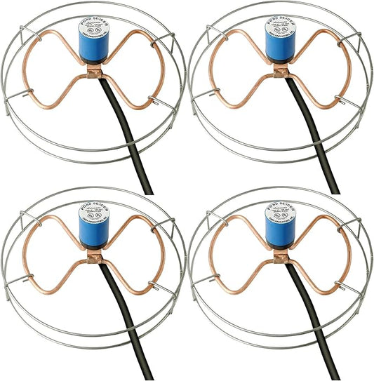 Farm Innovators H-429 1500 Watt Cast Aluminum Submergible Water Tank Deicer, Self Regulating Thermostat (4 Pack)-VerdiqueGarden