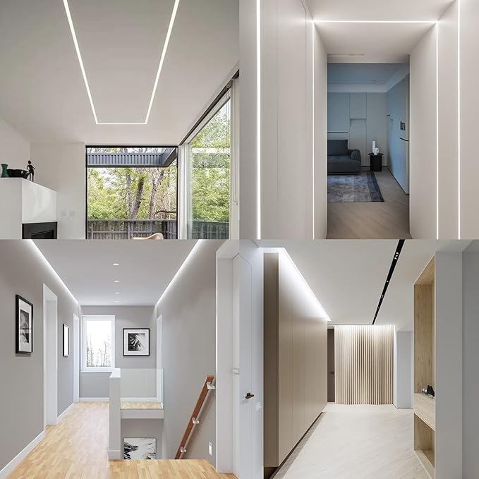 10M/32.8ft 24V COB LED Strip Light Waterproof IP65 Cool White 6000K Uniform Glow 3840LEDs CRI 93+ Flexible LED Tape Lights for DIY Cabinet Bedroom Kitchen Home Decor(No Power Supply)-VerdiqueGarden