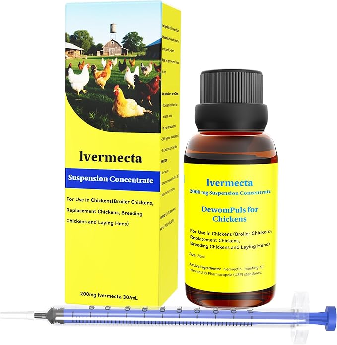 Poultry Chicken Supplies, Safe for Eggs, 30 mL-VerdiqueGarden