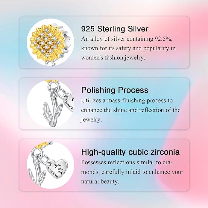 Bible Family Mom Wife Love Heart Dangle Charm 925 Sterling Silver Charms fits Bracelets and Necklace Pendant Bead Charms Jewelry Present for Women Family Friends