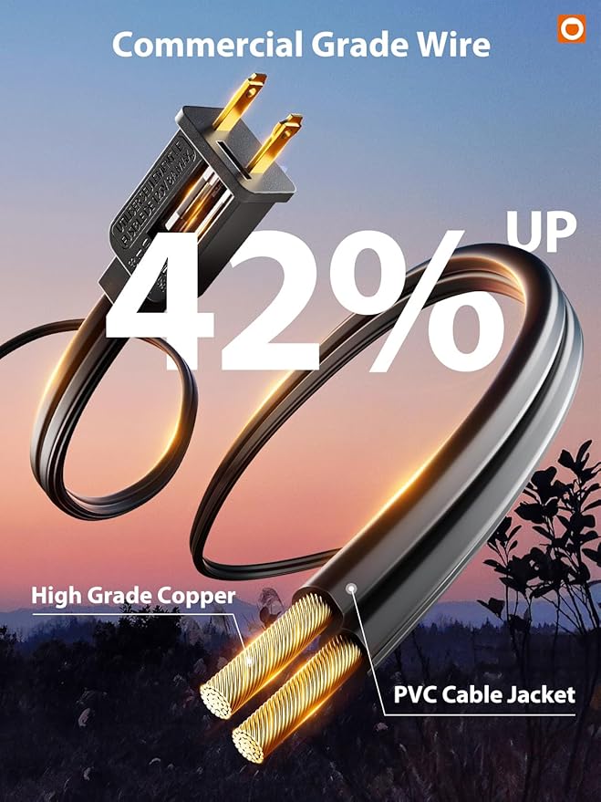 addlon LED Outdoor String Lights 48FT with Edison Vintage Shatterproof Bulbs and Commercial Grade Weatherproof Strand - ETL Listed Decorative Lights for Patio Garden-VerdiqueGarden