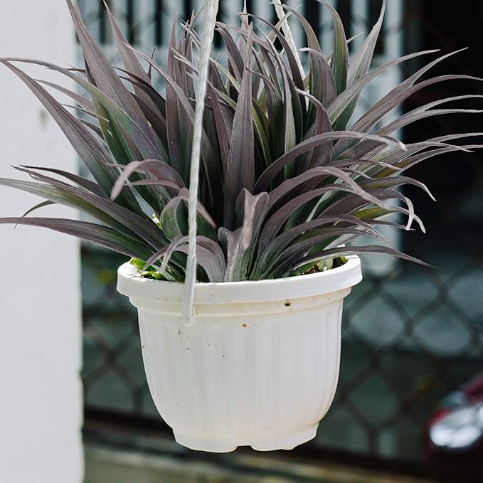 16Pcs Artificial Grass Fake Plants 17.3in Outdoor Plants UV Resistant Faux Greenery Stems Fake Grass for Home Window Garden Office Patio Pathway Front Porch Décor Green & Black-VerdiqueGarden