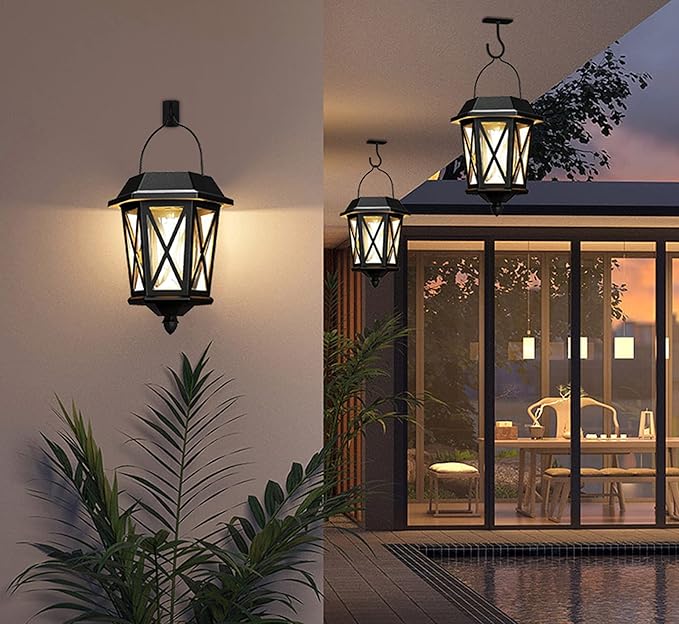 Ceiling Hooks for Hanging Plants,2Pack 4in for Plants,Lights,Planters,Lanterns,Hanging Bird Feeders,Wind Chimes,Indoor&Outdoor Decoration Black-VerdiqueGarden