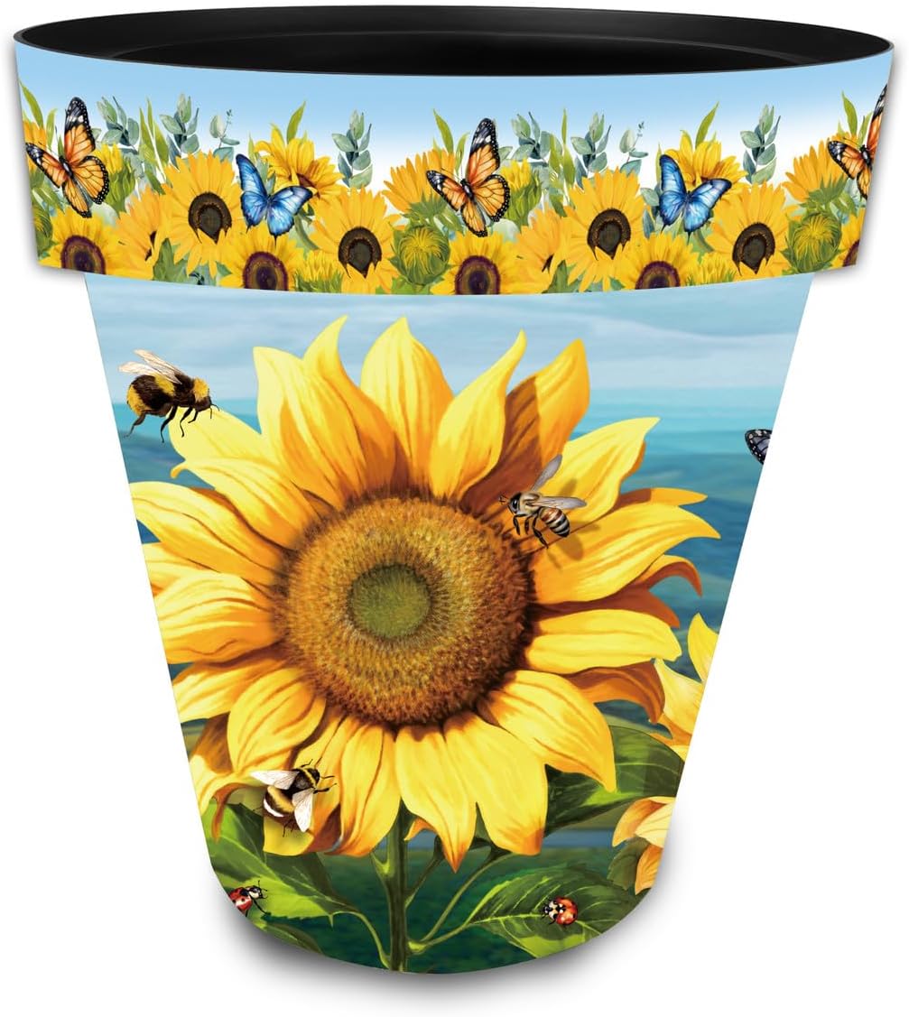 Briarwood Lane Sunflower Dance Large Planter-VerdiqueGarden