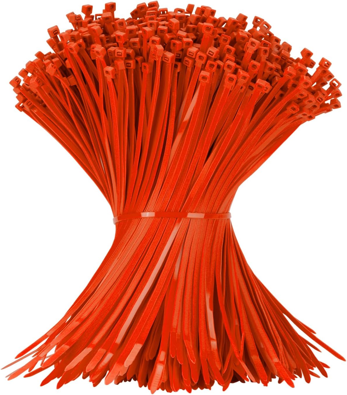 12 Inch Zip Ties Red 1000 PCS, 50 Lbs- Heavy Duty Tensile Strength, Nylon PA66 UV Resistant Cable Ties for Indoor and Outdoor Use - Ideal for object bundling and fastening-VerdiqueGarden