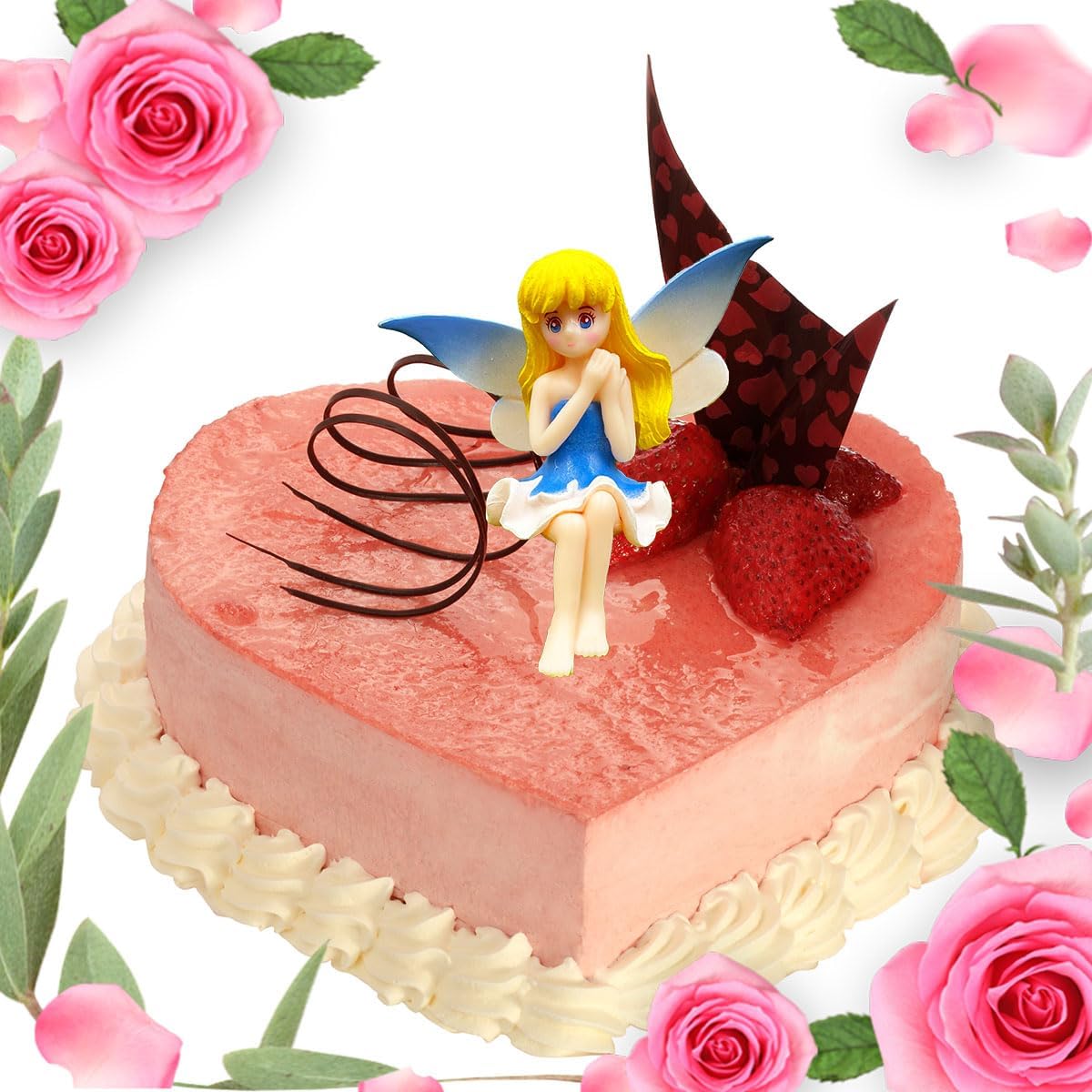 Suartus Miniature Fairy Figurines - 4Pcs Small Flower Fairies Ornaments Resin Mini Fairy Figurines Tiny Elf for DIY Fairy Garden Flower Pot Bonsai Micro Landscapes Craft Decoration Accessories-VerdiqueGarden