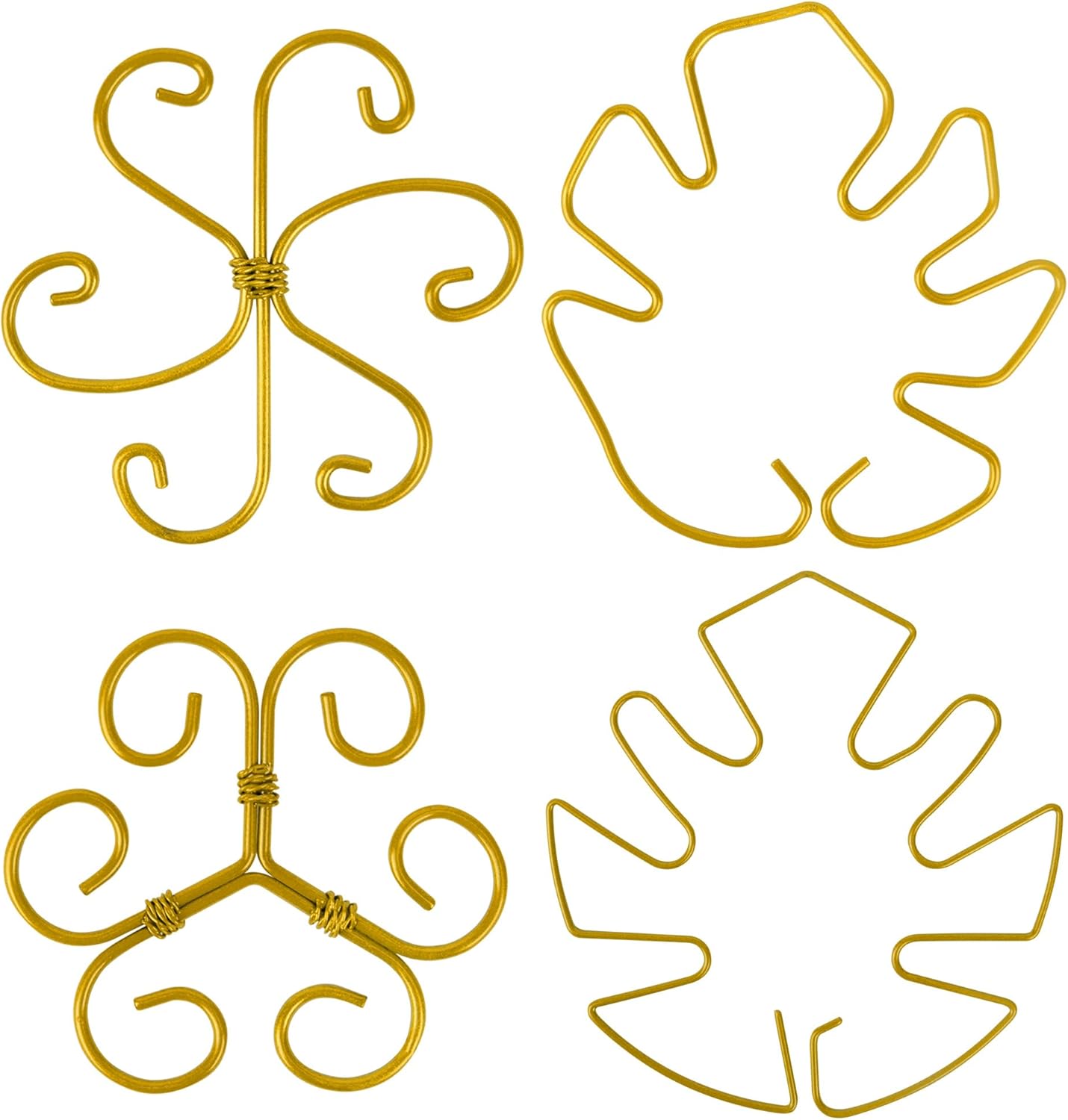 4 Pcs Metal Plant Stem Support Holder Monstera Plant Support Monstera Stabilizer for Outdoor & Indoor Growing Climbing Plants Stabilization and Support-VerdiqueGarden