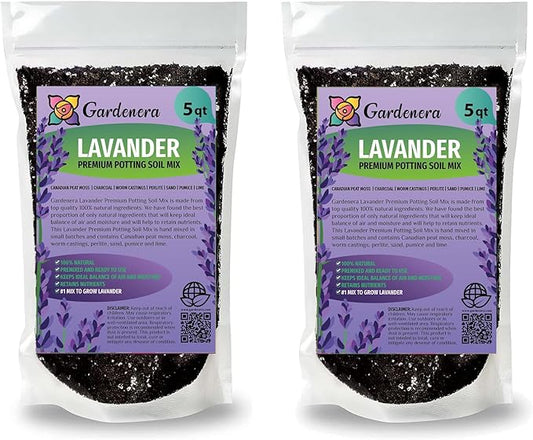Lavender Potting Mix - Crafted for Superior Performance and Fragrance - 10 QUARTS-VerdiqueGarden