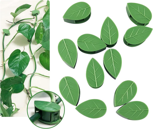 Plant Climbing Wall Fixture Clips 40 Pcs, Garden Vegetable Plant Support Binding Clip Invisible Wall Vines, Self-Adhesive Clips Plant Vine Traction for Indoor Outdoor Decoration-VerdiqueGarden
