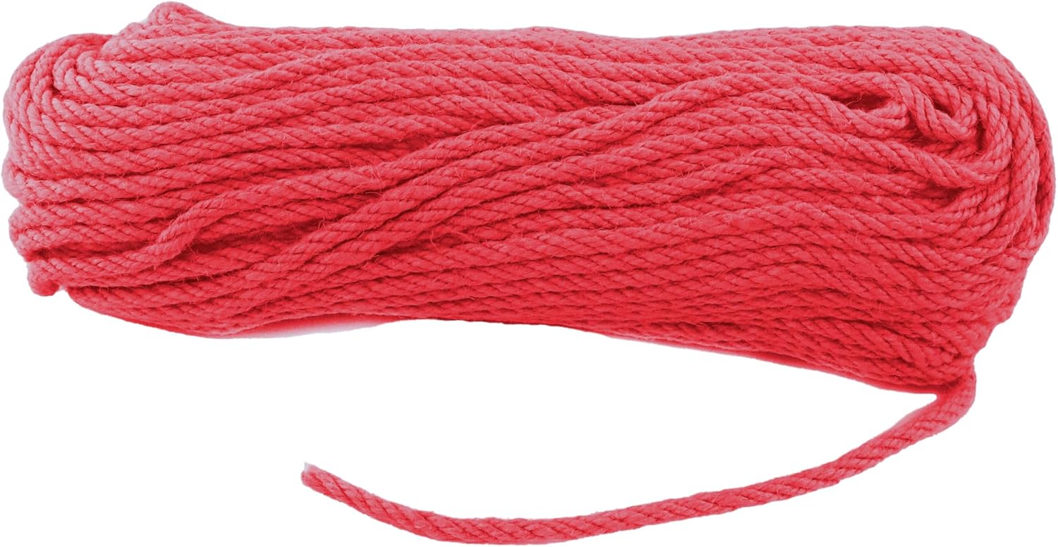 6mm x 200 Feet Red Jute Rope, Twine for Gardening Tomato Climbing Plant Tie Floristry Crafts Gift Wrapping Packing Decor-VerdiqueGarden