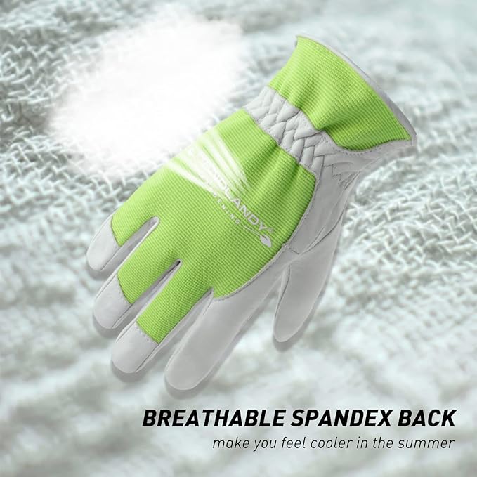 HANDLANDY Women Safety Work Gloves Utility Touch Screen Working Grip Glove for Yardwork Gardening Breathable Mechanic Gloves-VerdiqueGarden