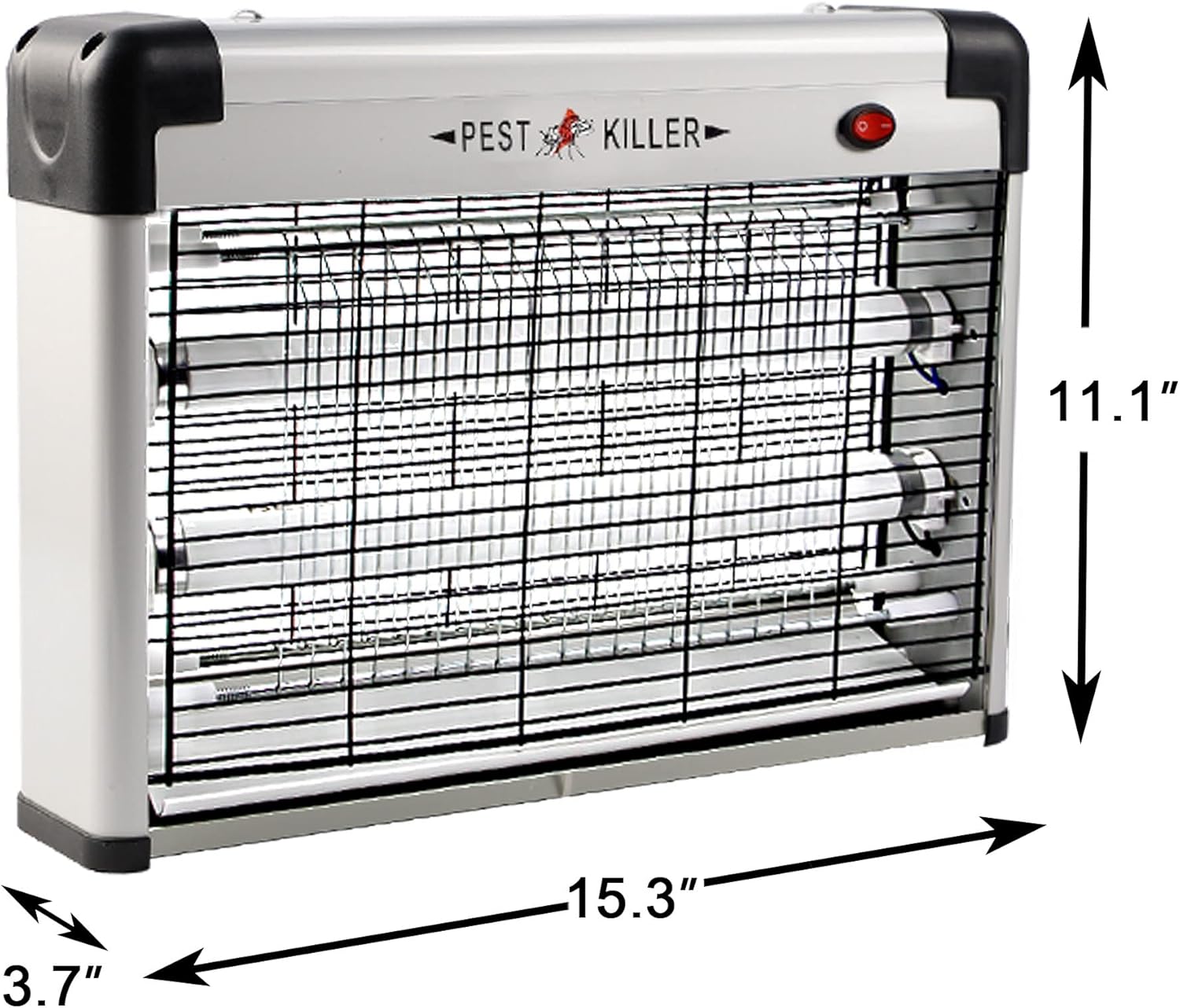 Electric Bug Zapper, Indoor Mosquito Killer with 20W Lamps 2800V Grid, Plug-in Hanging Insect Trap for Mosquito, Moth, Fly Killer Indoor Use-VerdiqueGarden