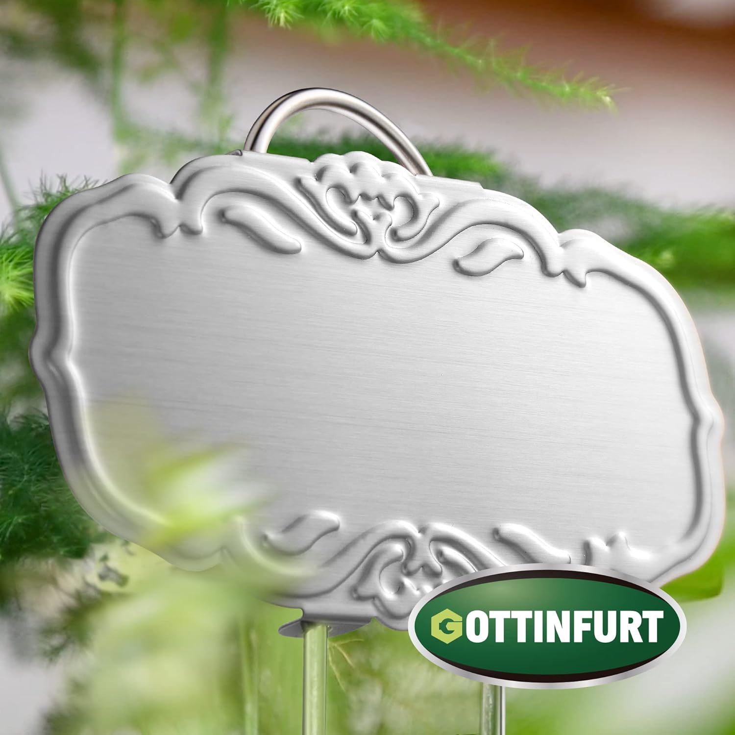 Updated Metal Plant Labels for Garden, 25 Pack Stainless Steel DIY Plant Markers Waterproof for Flowers, Vegetables, Seedlings-VerdiqueGarden