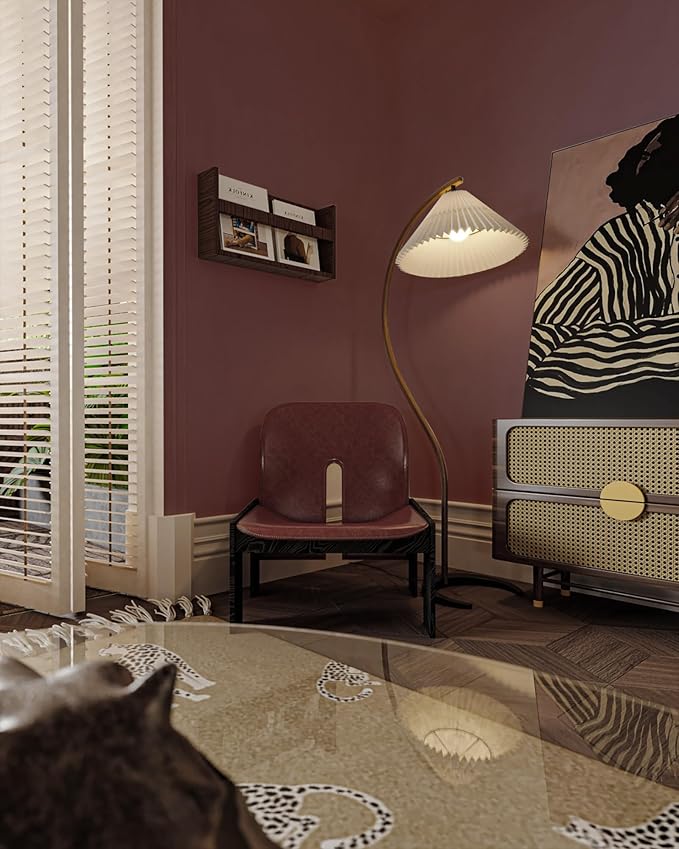 Dimoon 236''x17.7'' Red Peel and Stick Wallpaper Contact Paper Modern Self Adhesive Wall Paper Removable Renter Friendly Textured Solid Color Shelf Cabinet Vinyl Roll (236''x17.7'',Bordeaux Red)-VerdiqueGarden