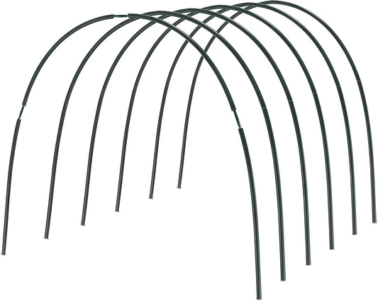 Gardzen Garden Hoops, DIY Greenhouse Hoops for Raised Beds, Row Cover, Garden Netting 48PCS-VerdiqueGarden