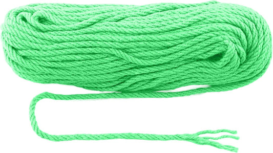 6mm x 200 Feet Light Green Jute Rope, Twine for Gardening Tomato Climbing Plant Tie Floristry Crafts Gift Wrapping Packing Decor-VerdiqueGarden