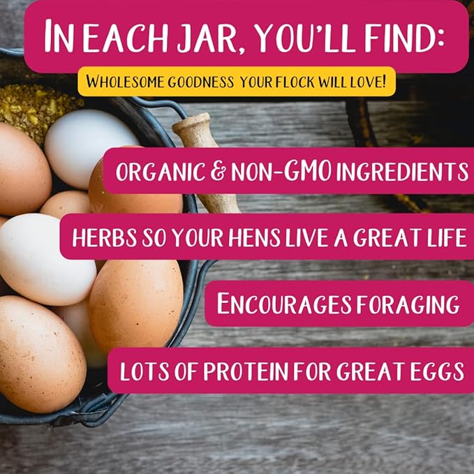 Pampered Chicken Mama 6 lb Dust Bath with Organic Herbs & Essential Oils for Chickens, Quail, & Poultry | Dust Bath for Chickens to Keep Feathers Clean & Healthy-VerdiqueGarden