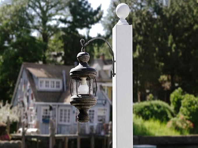 4 Pack Heavy Duty Plant Hanger Bracket, 12Inch Hanging Brackets for Plants Outdoor and Indoor, 80lbs Holding Capacity Metal Plant Wall Hooks, Black Hanging Plant Brackets for Flower Wind Bird Feeder-VerdiqueGarden