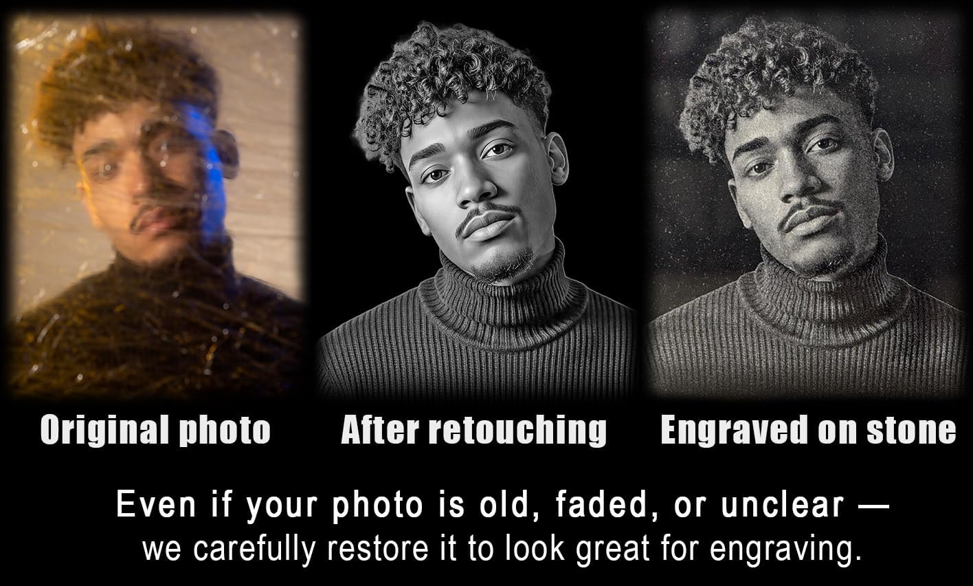 24x12 Personalized Granite Grave Stone – Custom Engraved Headstone for Cemetery, Memorial Plaque for Grave, Durable Tribute Marker for Loved Ones-VerdiqueGarden