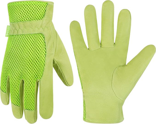 HANDLANDY Women Safety Work Gloves Utility Touch Screen Working Grip Glove for Yardwork Gardening Breathable Mechanic Gloves-VerdiqueGarden