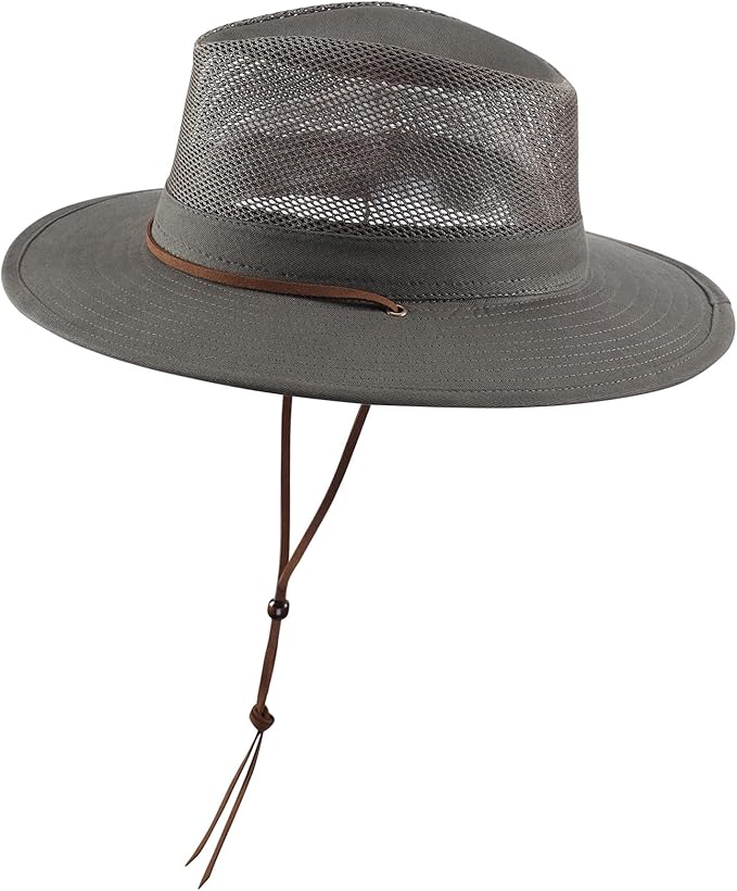 Home Prefer Cotton Summer Fedora Hat Wide Brim Sun Hats for Men Women UPF 50+ Sun Protection Cap for Fishing Hiking-VerdiqueGarden