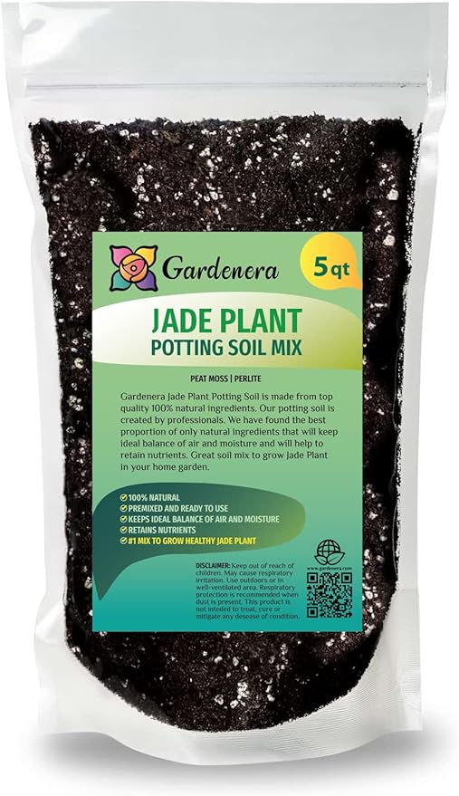 Premium Jade Plant Potting Soil Mix - (5 Quart Bag)-VerdiqueGarden
