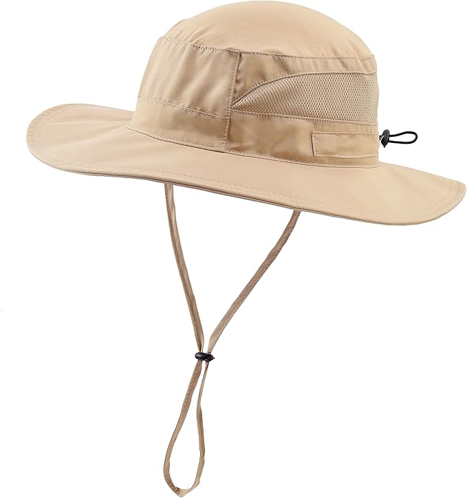 Connectyle Women's UPF 50+ Sun Hat UV Protection Wide Brim Bucket Hat Summer Beach Hats Fishing Hiking Outdoor Safari Hats-VerdiqueGarden