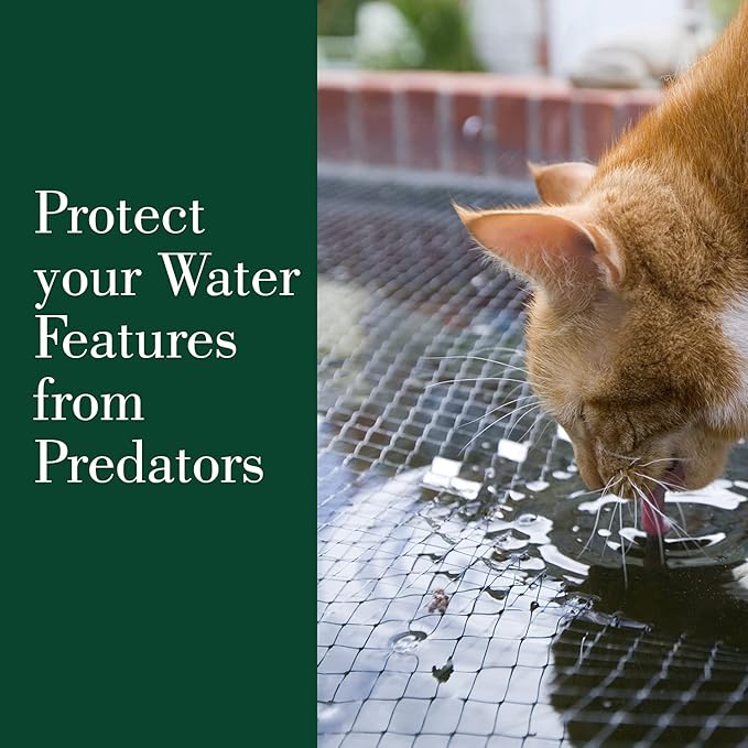 Dalen Pond & Pool Netting – Outdoor Water Garden Cover – Protective Mesh for Fish & Aquatic Life - 3/8" Mesh - (28' x 45')-VerdiqueGarden