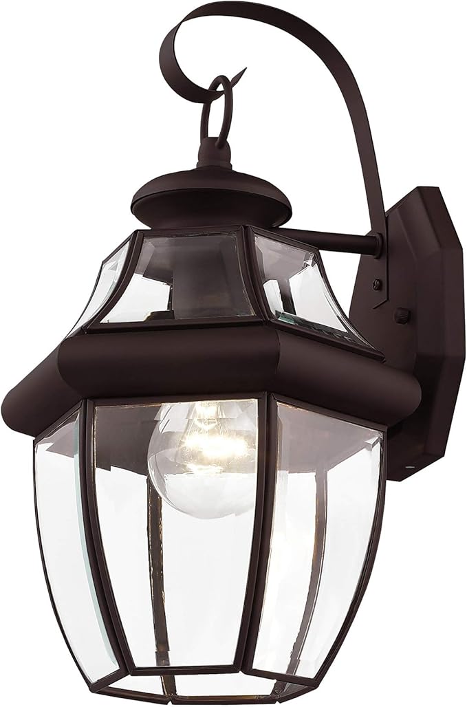 Livex Lighting 2151-03 Outdoor Lighting, 13" x 8.5" x 8.5", White-VerdiqueGarden