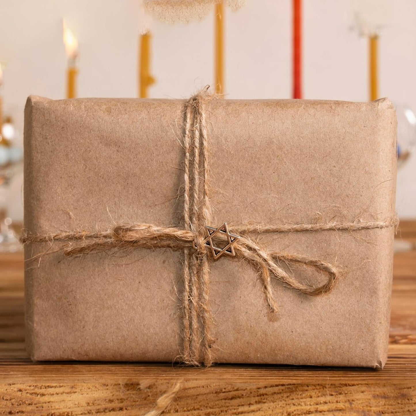 Natural Jute Twine 328 Feet Long String for Crafts Gift Wrapping Christmas Handmade Arts Decoration Packing String Home Decor （3mm * 328feet）-VerdiqueGarden