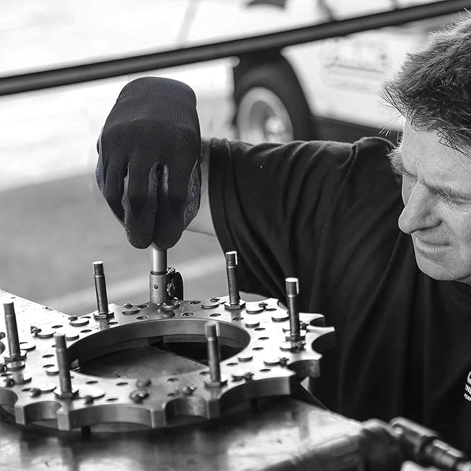 Evridwear Crinkle Latex Rubber Hand Coated Safety Work Gloves for Men Women General Multi Use Construction Warehouse Gardening Assembly Landscaping (XS-Size) 12 Pairs Pack-VerdiqueGarden