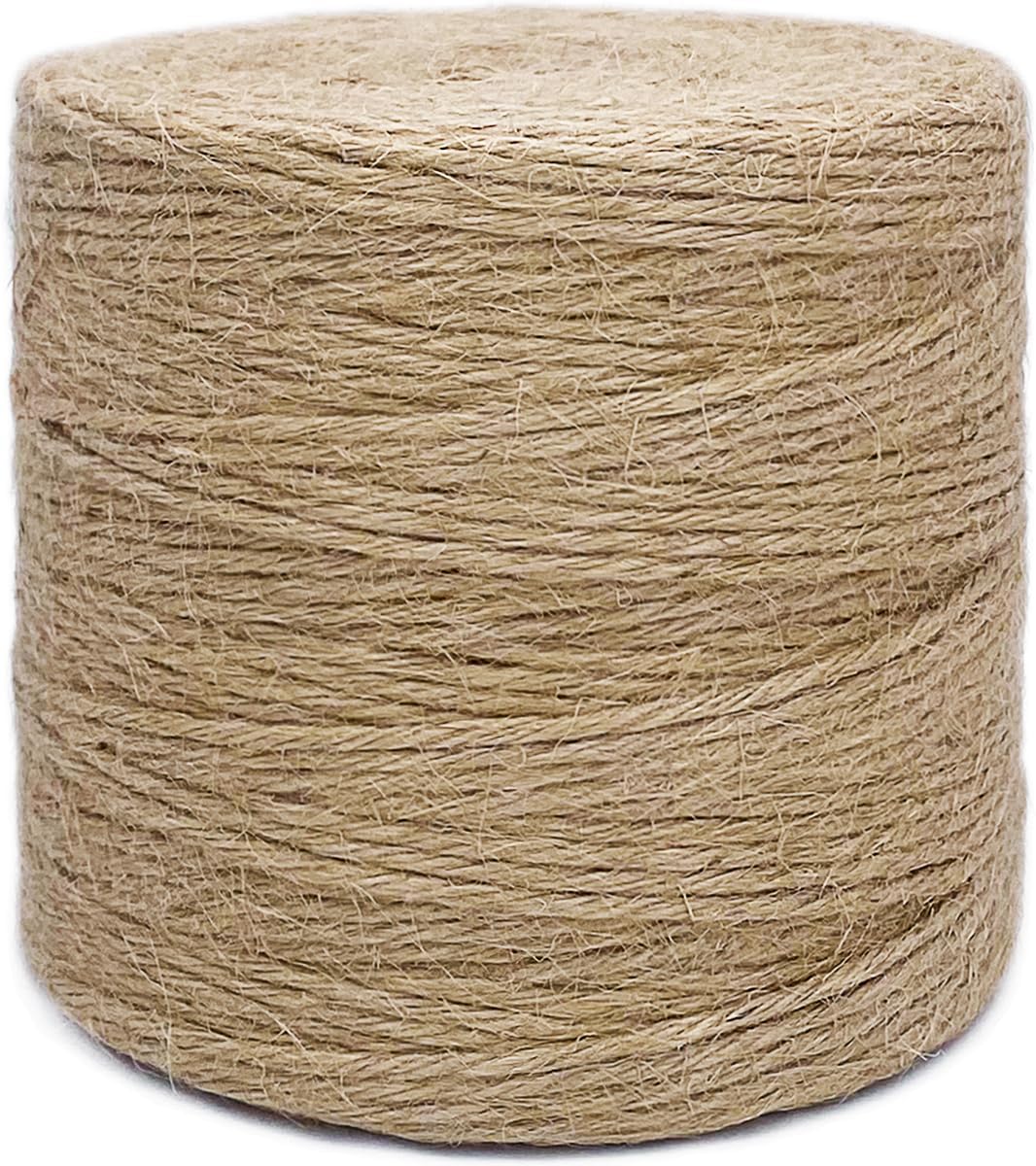 1000FT Jute Twine Rope 3mm Natural Thick Garden Twine String Heavy Duty for Gardening Bundling Crafts Arts Gift Wrapping Packing Material Wedding Christmas Decoration Bulk-VerdiqueGarden