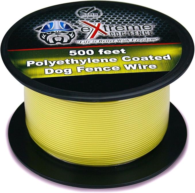 500ft 20 Gauge Universal Underground Dog Fence Wire for up to 1/3 Acre Coverage-VerdiqueGarden