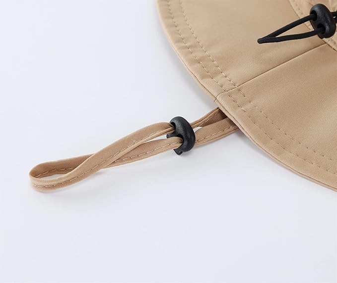 Connectyle Women's UPF 50+ Sun Hat UV Protection Wide Brim Bucket Hat Summer Beach Hats Fishing Hiking Outdoor Safari Hats-VerdiqueGarden