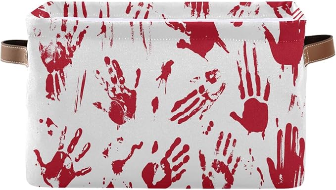 Skull Hand Rectangular Storage Basket Organizer Bin Shelf Baskets For Clothes Gifts For Home Office Dorm-VerdiqueGarden