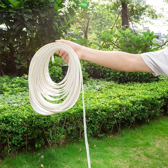 1" 30M-98FT Lay-Flat Hose Water Pool Cleaning Belt Discharge Pump Hose With Aluminum Clamps Fittings Fire Hose Length Connection Pump Hose for House,Garden,Irrigation, Water pumping hose Firehose-VerdiqueGarden