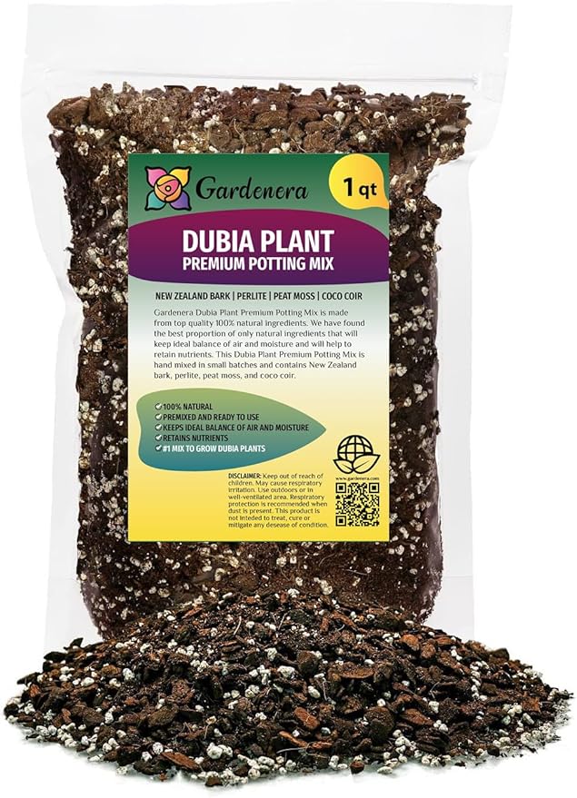Premium Monstera Dubia Plant Potting Mix - Enhanced Aeration and Nutrient Retention - 1 Quart-VerdiqueGarden