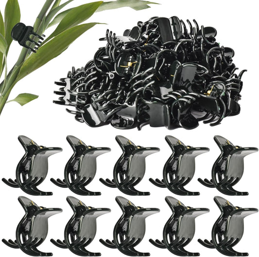 AccEncyc 50 Pcs Large Plant Clips Orchid Clips Plant Orchid Support Clips Flower Vine Clips for Supporting Stems Vines Stalks Climbing Plants Grow Upright-VerdiqueGarden