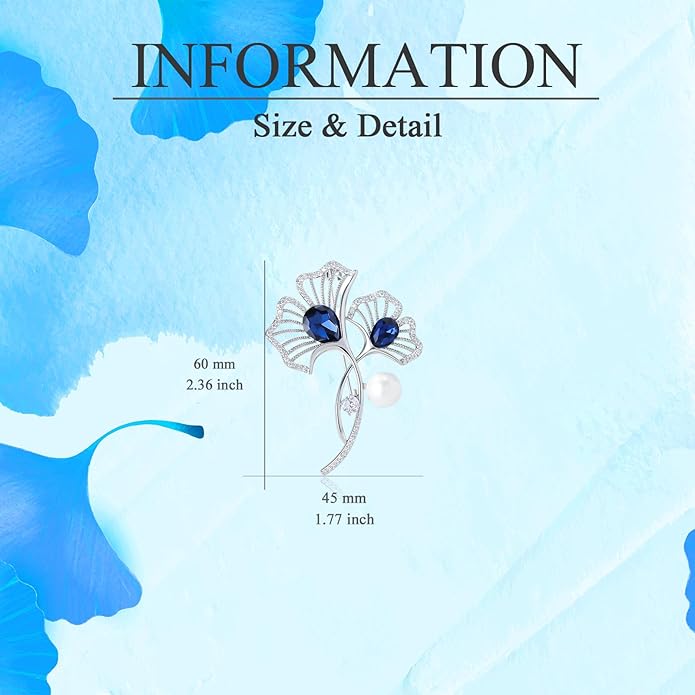 Autumn Leaf Pin - Gold-plated Rhinestone Leaf Brooch for Women - Fall Lapel Pin Jewelry Gift for Wife Mom