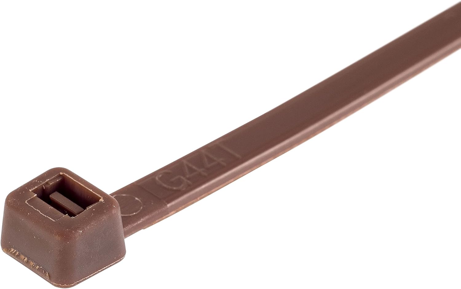 GTSE 14 Inch Brown Zip Ties, 100 Pack, 50lb Strength, UV Resistant Long Nylon Cable Ties, Self-Locking 14" Tie Wraps-VerdiqueGarden