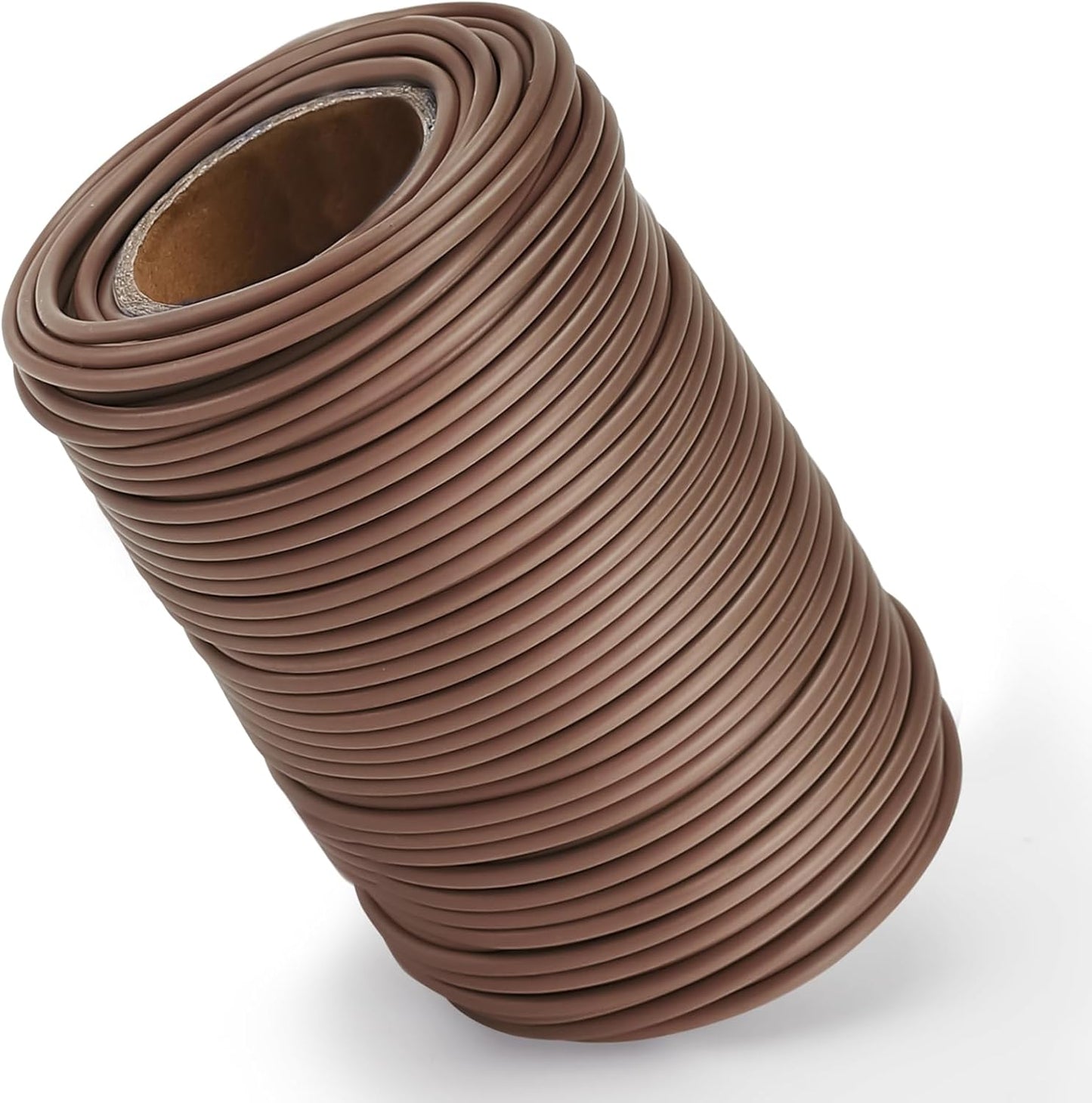 130 Feet Soft Plant Tie Brown Twist Garden Ties for Plants Gardening Home Office Organization TPR Garden Ties Supplies with 2.5mm Diameter-VerdiqueGarden