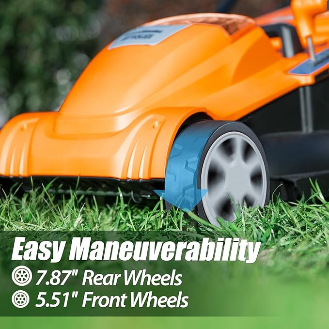 LawnMaster CLMF4817E 48V MAX* Brushless Mower with 2X24V MAX* 4.0Ah Battery and a Dual Charger-VerdiqueGarden