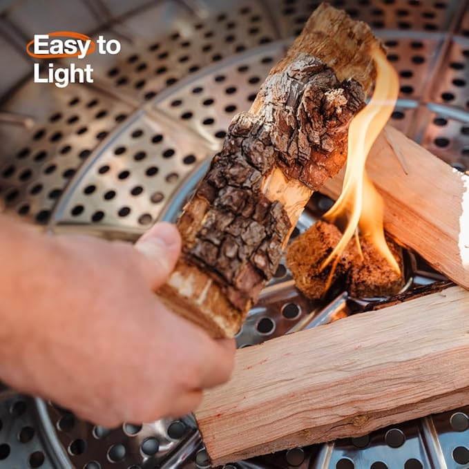 Solo Stove Yukon 27 Inch Smokeless Fire Pit with Removable Ash Pan - Wood Burning Portable Stainless Steel Outdoor Fireplace, Stainless Steel, Ideal for 6 or More People, 38 lbs,Mulberry-VerdiqueGarden