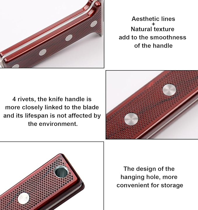 Hori Hori Garden Knife Tool - Stainless Gardening knife,With Sheath Soil Knife,Weeding Knife Yes Garden Digging, for Gardeners 2PACK-VerdiqueGarden