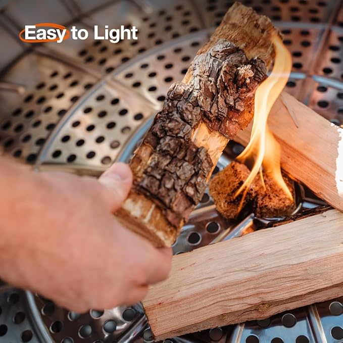 Solo Stove Yukon Essential Bundle | Portable Smokeless Fire Pit Stainless Steel for Wood Burning, Incl. Yukon Fire Pit, Lid and Stand, Diameter: 27in, Height: 19.8in, Weight: 40.35lbs-VerdiqueGarden