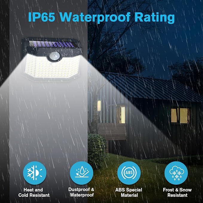 Aootek Solar Outdoor Lights 8 Packs,Motion Sensor Outdoor Lights with 3 Lighting Modes,Solar Lights Outdoor Waterproof for Garden Patio Garage Yard Deck-VerdiqueGarden