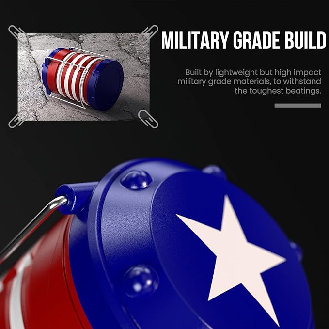 Lichamp LED Camping Lantern, 4 Pack Battery Powered Flashlight for Power Outages, Portable Collapsible Hanging Light Essential for Home, Outdoor, Emergency Lamp Survival Kit Gear for Hurricane, I4AF-VerdiqueGarden