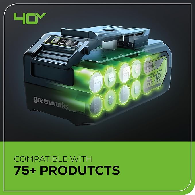 Greenworks 40V Cordless 2-in-1 Trimmer Edger (Gen 2) - 13" Lawn Weed Wacker for Fence & Sidewalk , Lightweight Gas Trimmer Alternative with Auto Feed Spool , 2.0Ah Battery & Charger (40-Min Runtime)-VerdiqueGarden