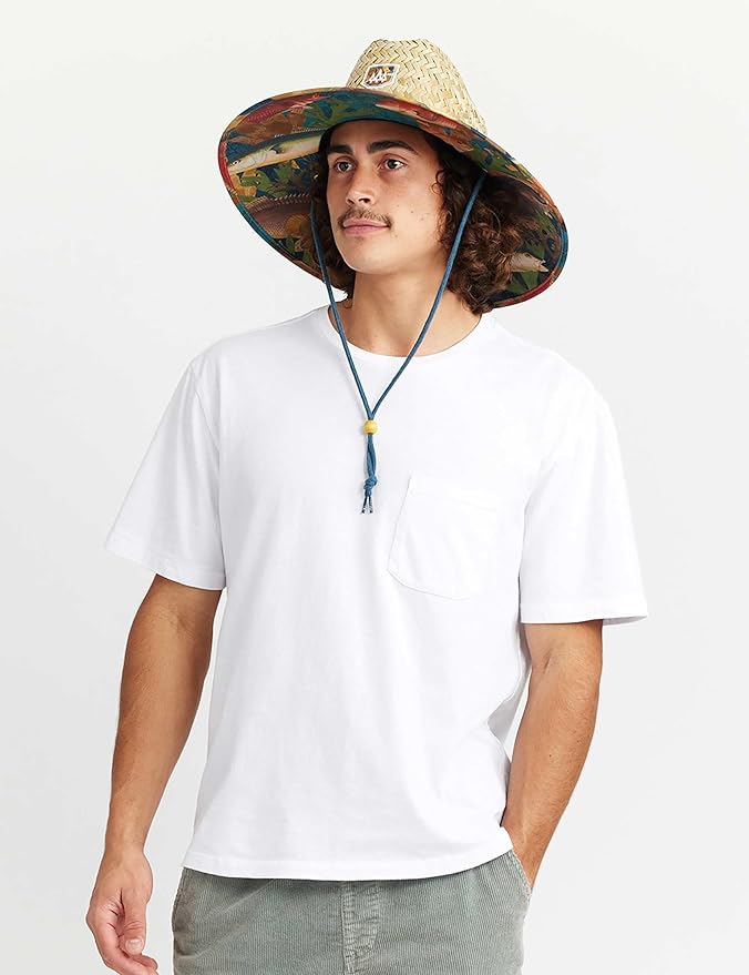 Straw Hat for Men & Women | Lifeguard Hat, Beach Hat & Sun Hat | UPF 50+ Wide Brim for Sun Protection | One Size | Hemlock-VerdiqueGarden